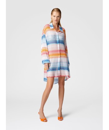 Missoni - Chemise oversize lamé zigzag 2024