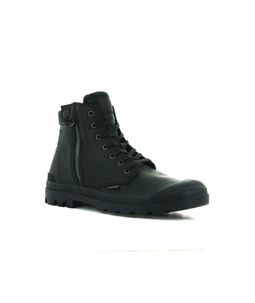 06855-008-M | PAMPA BKR ZIP LEATHER | BLACK/BLACK français